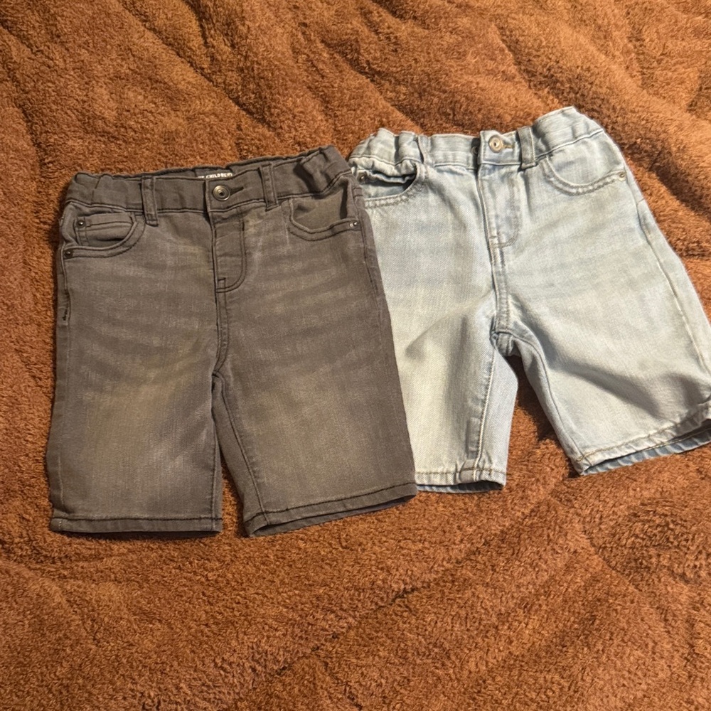 The Children's Place Kids Shorts - Gray and Light Blue